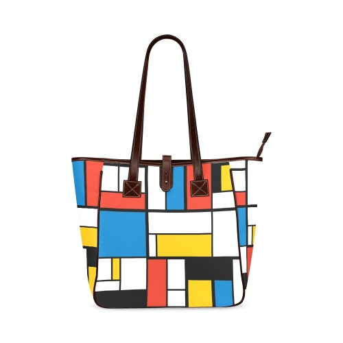 Mondrian De Stijl Modern Classic Tote Bag (Model 1644)