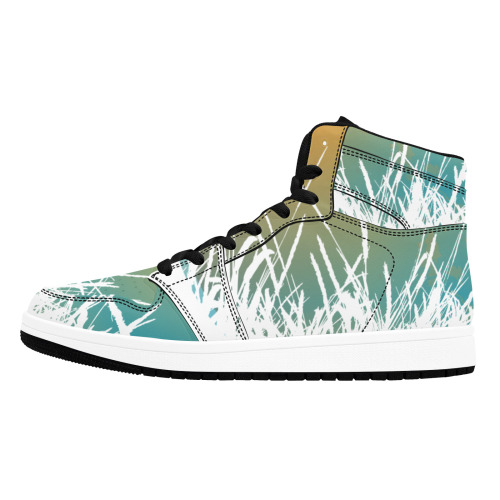 Sunset Colorful Men's High Top Sneakers (Model 20042)