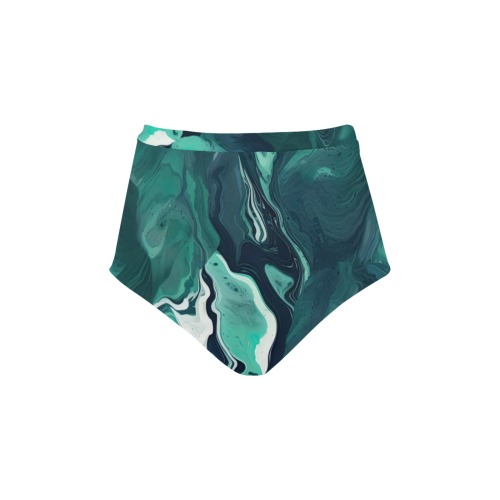 CG_a_green_and_blue_textured_surface_in_the_style_of_fluid_ink__a554411a-d31f-4985-870d-aa079fbe9cda High-Waisted Bikini Bottom (Model S13)