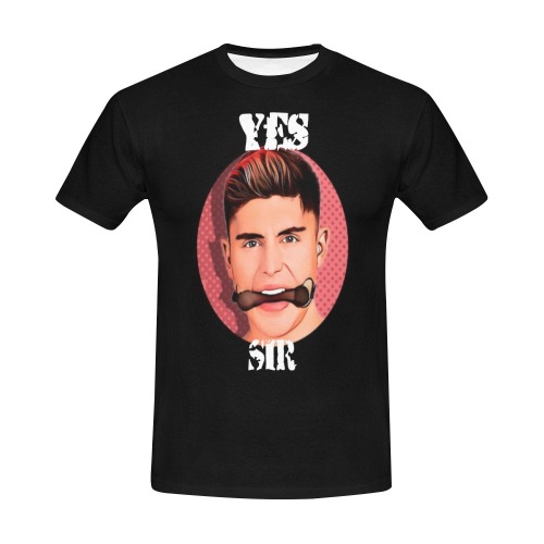 Yes Sir by Fetishworld All Over Print T-Shirt for Men (USA Size) (Model T40)