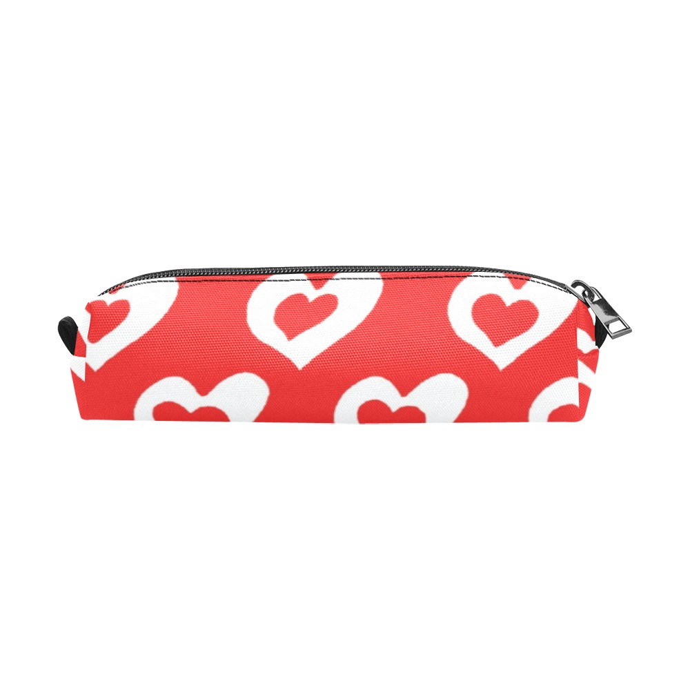 heart within a heart Pencil Pouch/Small (Model 1681)