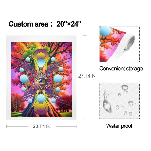 Cosmic Tree Art Print 20"x24" (3 Pieces)