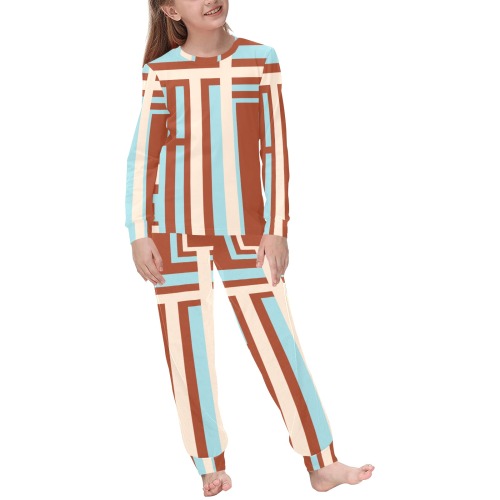 Model 1 Kids' All Over Print Pajama Set