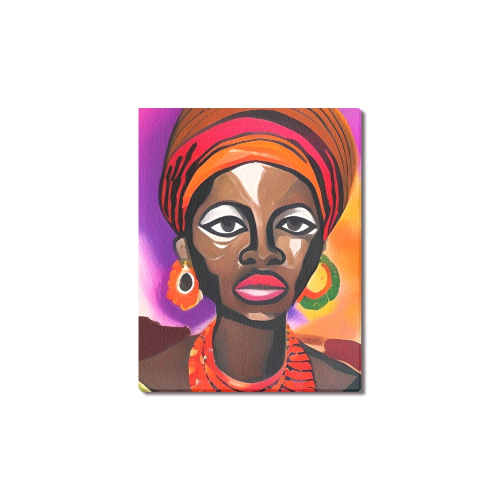 AFRICAN QUEEN 1 Upgraded Canvas Print 11"x14"