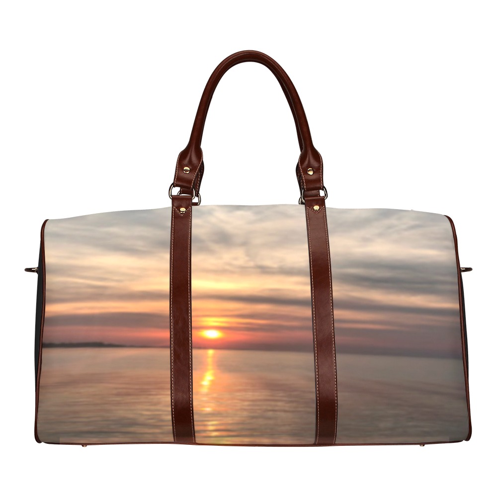 Dark Evening Sunset Collection Waterproof Travel Bag/Small (Model 1639)