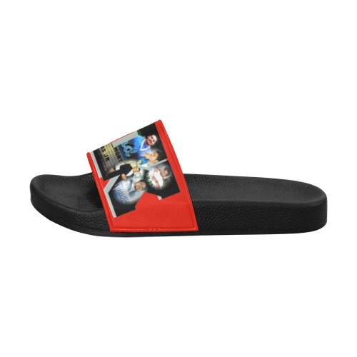 Red LK ETP Women's Slide Sandals (Model 057)