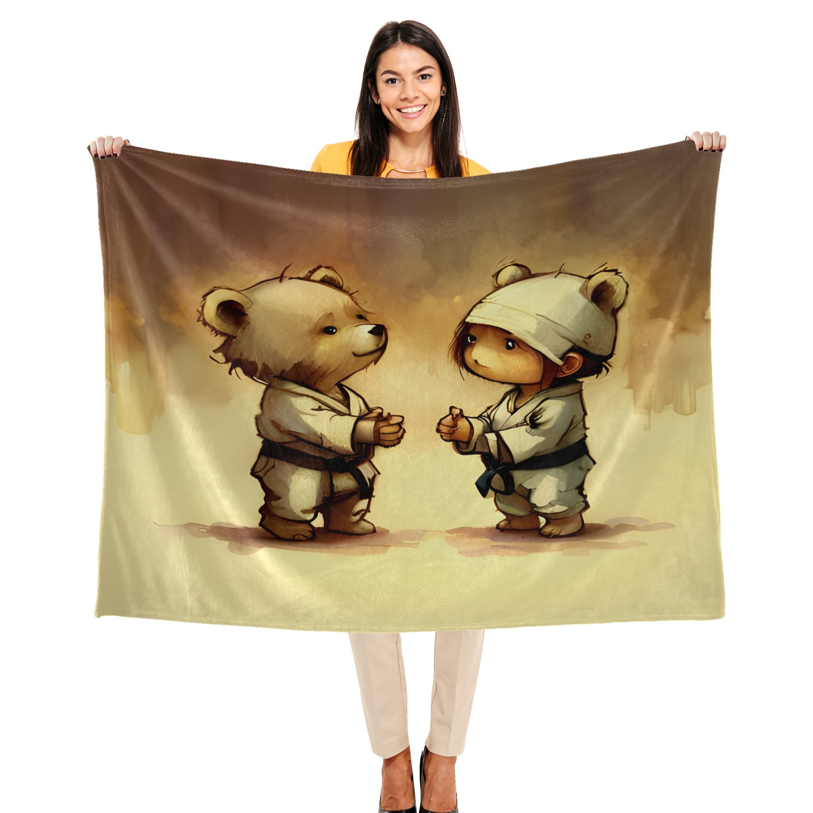 Little Bears 5 Ultra-Soft Micro Fleece Blanket 50"x40"