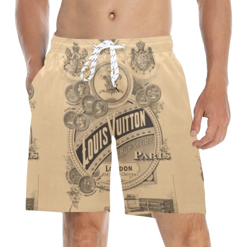 me vagabonde Men's Mid-Length Beach Shorts (Model L51)