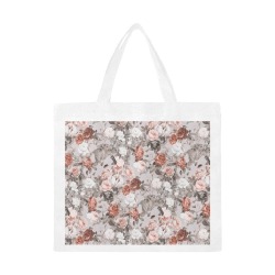 Blossom Canvas Tote Bag/Large (Model 1702)