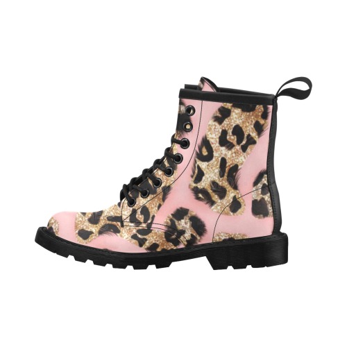T & R Self Pink, Gold and black Boots
