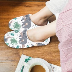 Koalas Slippers Women's Non-Slip Cotton Slippers (Model 0602)