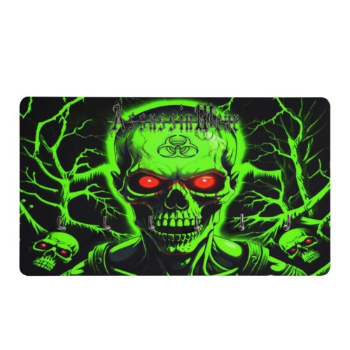 toxic zombie biohazard Hanger Wall Mounted Decor Key Holder