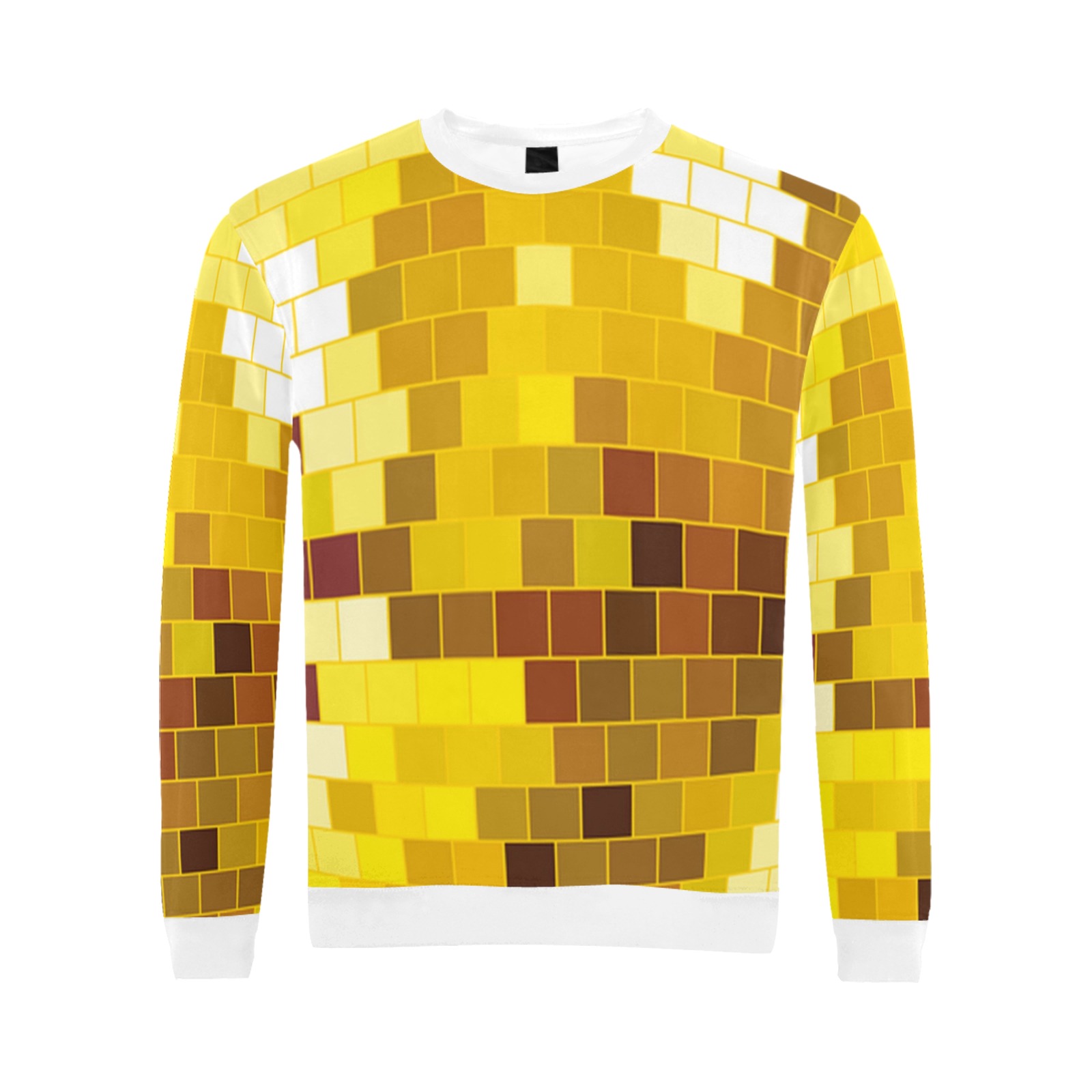 DISCO BALL 2 All Over Print Crewneck Sweatshirt for Men (Model H18)
