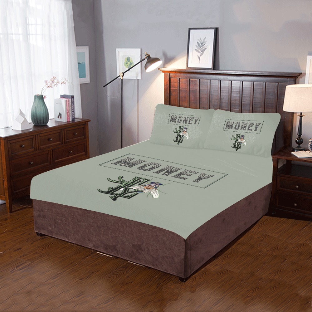 Money Collectable Fly 3-Piece Bedding Set