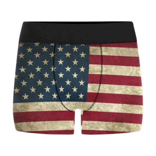 USA flag old style Men's All Over Print Boxer Briefs (Model L10)