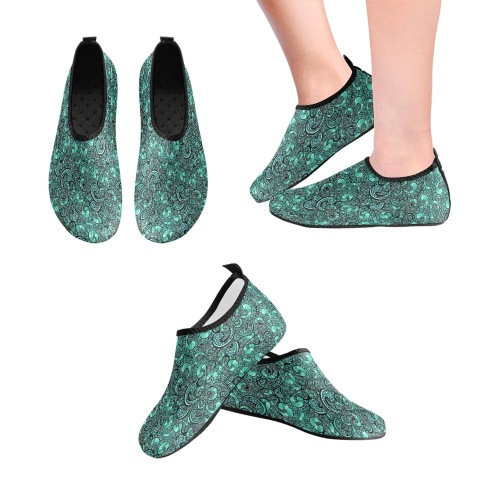 Seafoam Shores Women's Slip-On Water Shoes (Model 056)