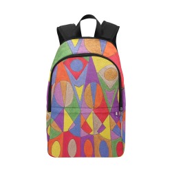 Abstract Acrylic 1 Fabric Backpack for Adult (Model 1659)