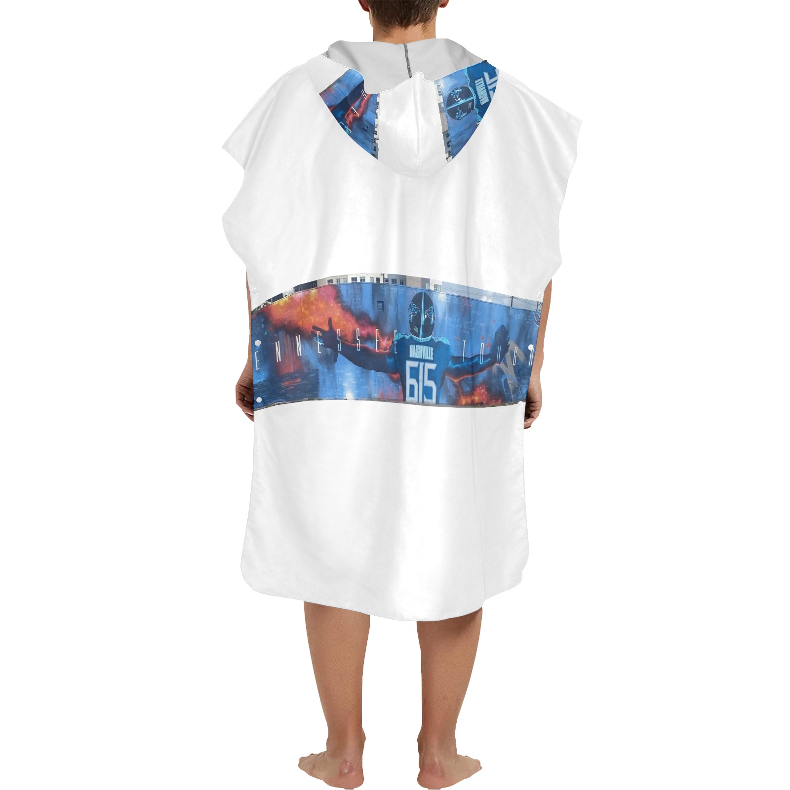 TN Titans Swimwear Men Beach Changing Robe (Large Size)