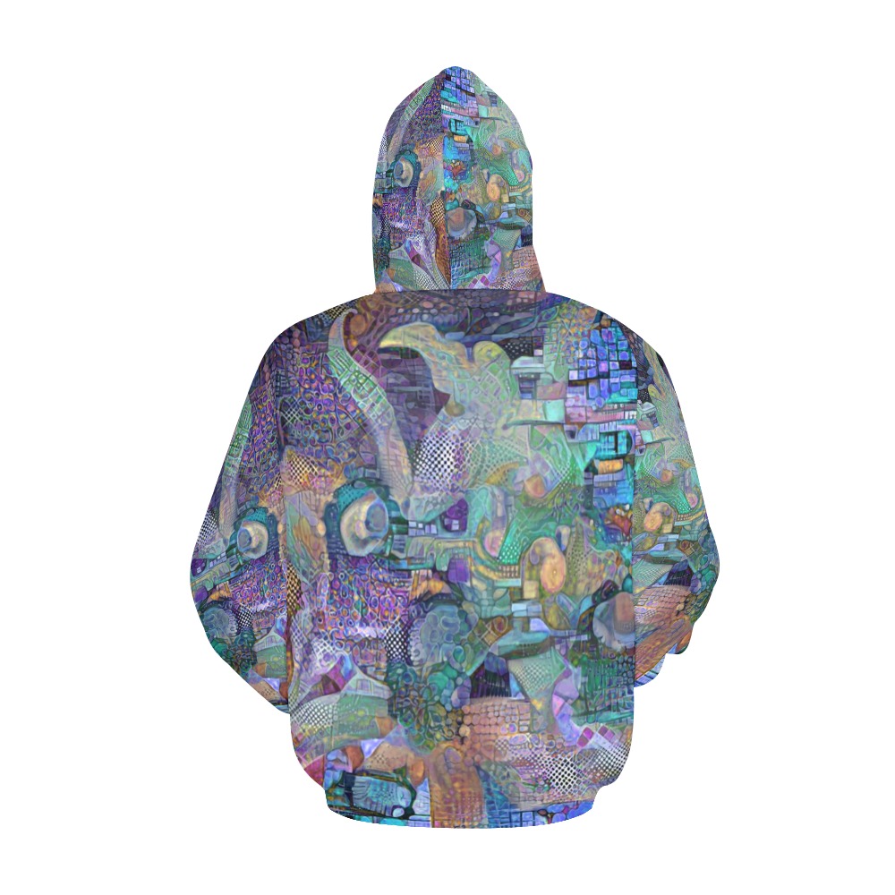 dpne love 2b2 All Over Print Hoodie for Men (USA Size) (Model H13)