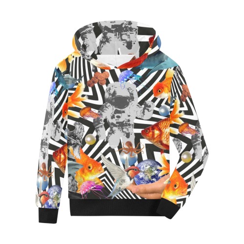 POINT OF ENTRY 2 Kids' All Over Print Hoodie (Model H38)