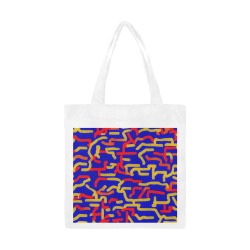 Worms Canvas Tote Bag/Small (Model 1700)