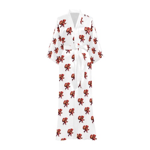Valentine's Day Robe! White on White