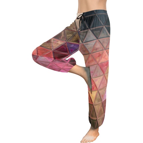 mosaic triangle 3 Women's All Over Print Harem Pants (Model L18)