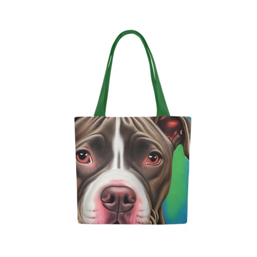 American Staffordshire Terrier Canvas Tote Bag (Model 1657)