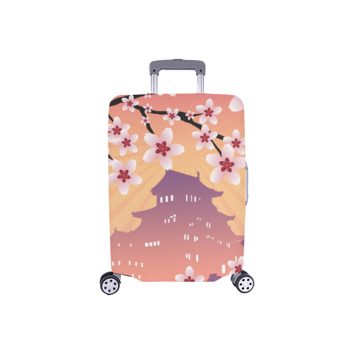 Peach Blossom Luggage Cover/Small 18"-21"