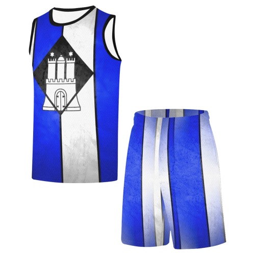 Hamburg Wappen  by Nico Bielow Basketball Uniform with Pocket