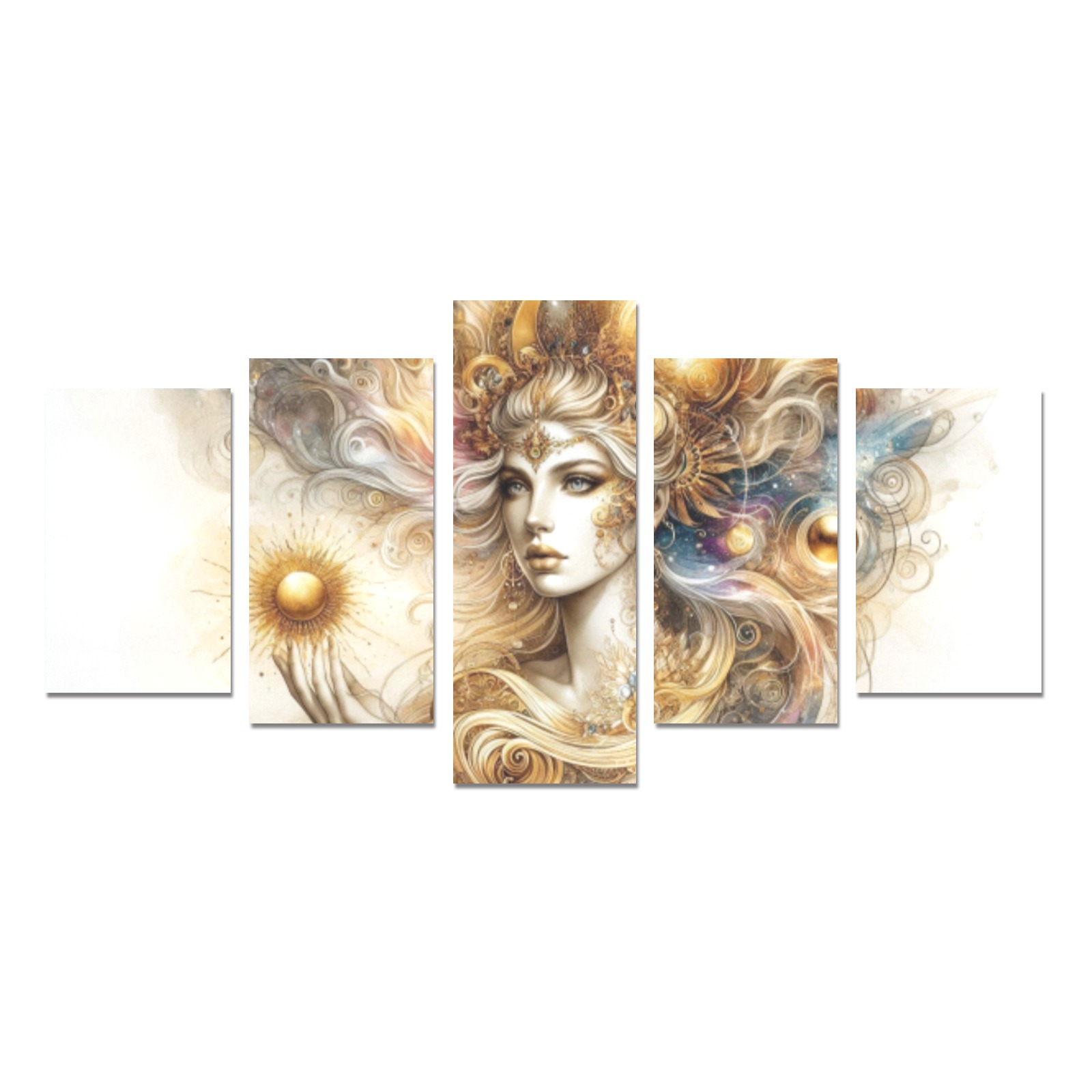 Designer (98) Canvas Print Sets C (No Frame)