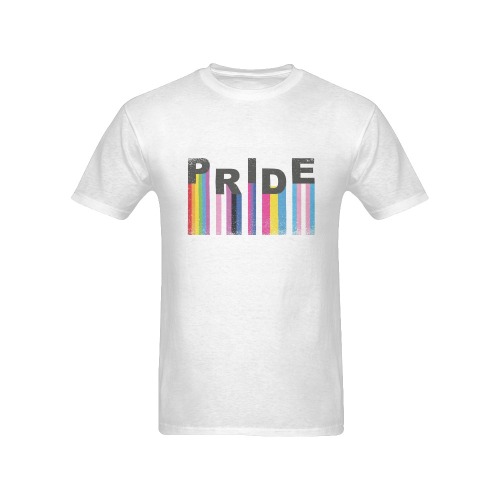 Gay Pride Tees with Banners Representing Various Preferences Men's T-Shirt in USA Size (Front Printing Only)