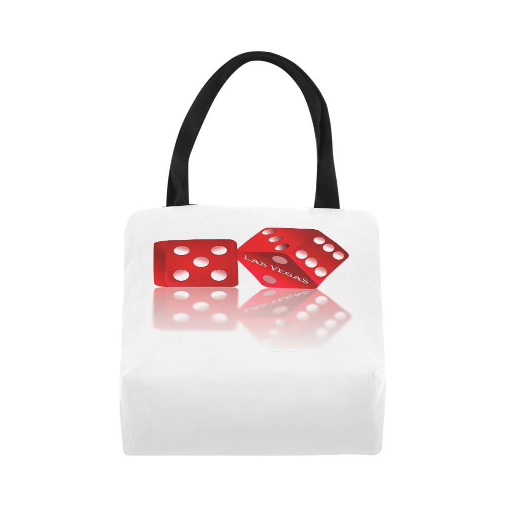 Las Vegas Craps Dice Canvas Tote Bag (Model 1657)