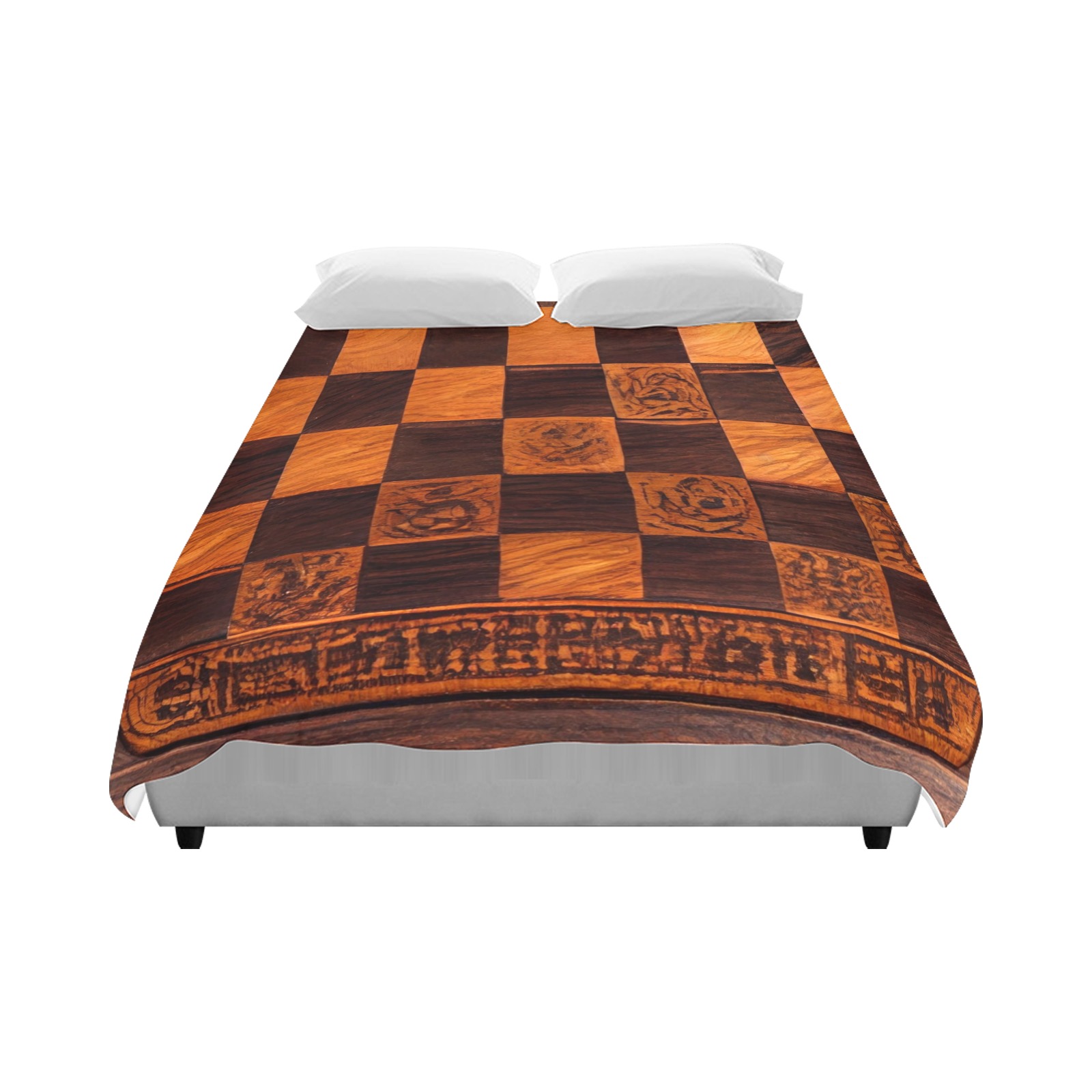 chess board 2 Duvet Cover 86"x70" ( All-over-print)