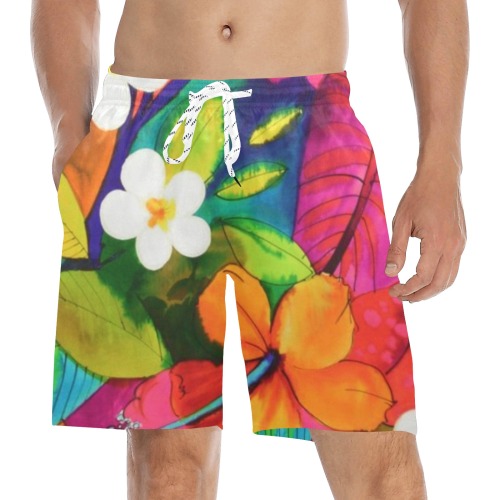 BB GVGF554 Men's Mid-Length Beach Shorts (Model L51)