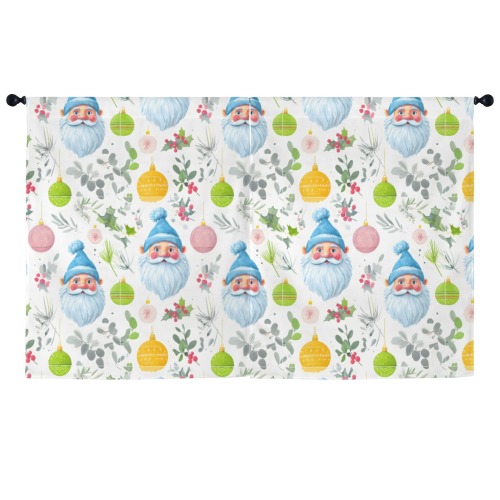 Santa curtain
