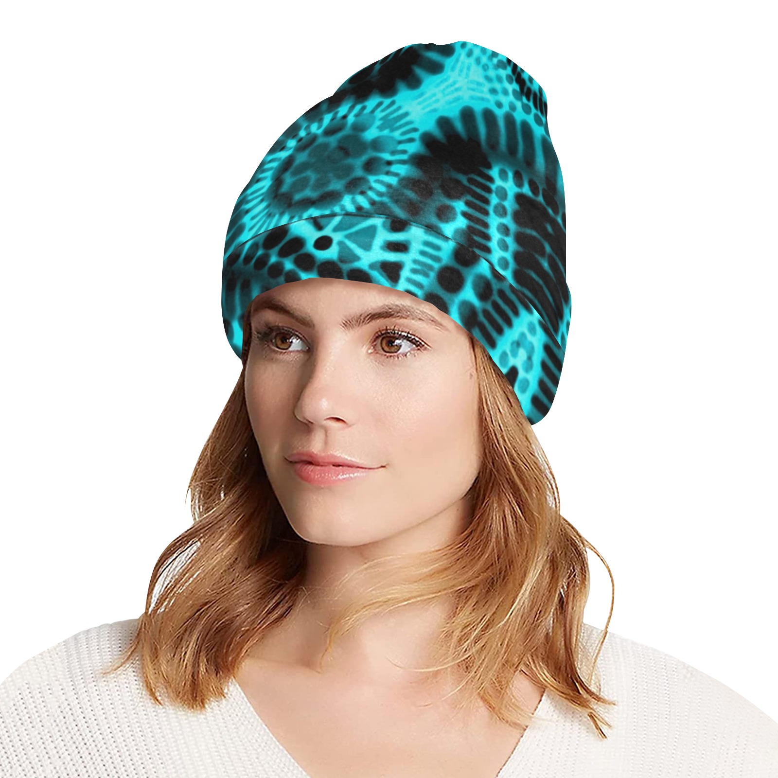 geometry 6 All Over Print Beanie for Adults