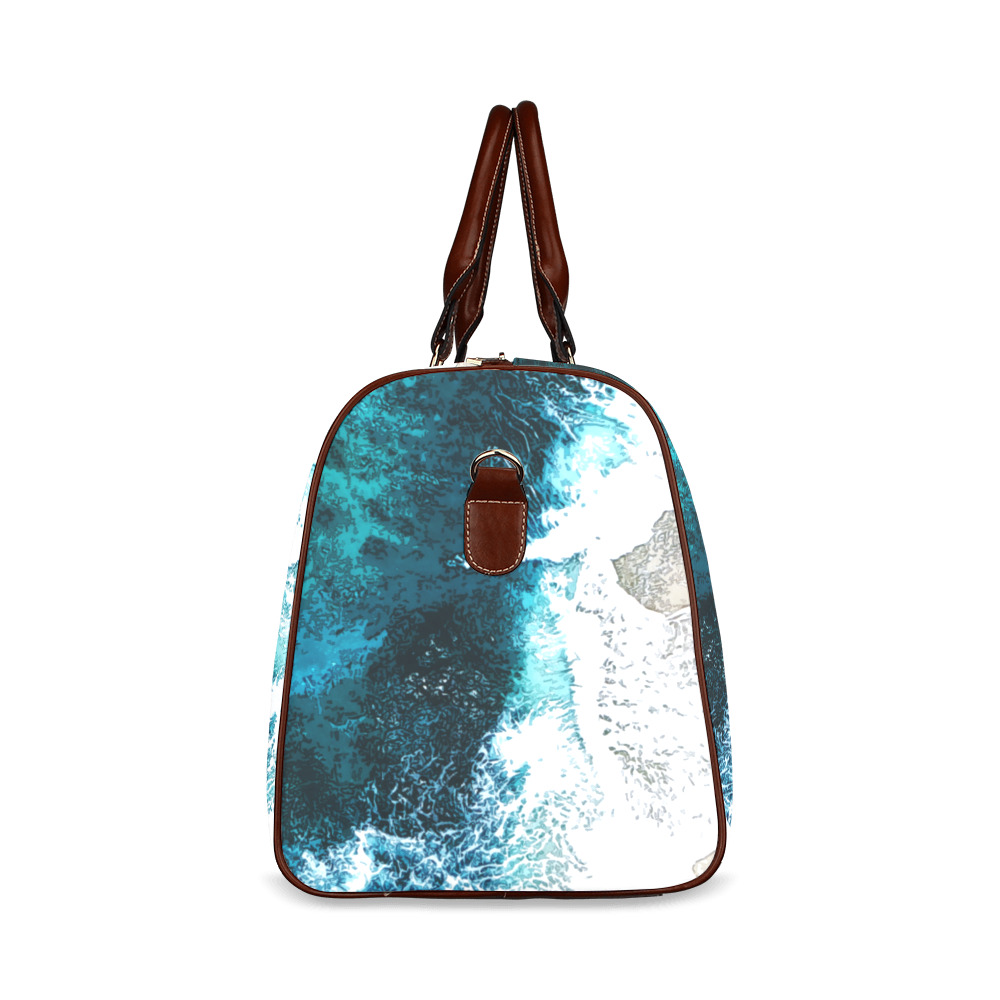 Ocean And Beach Waterproof Travel Bag/Large (Model 1639)