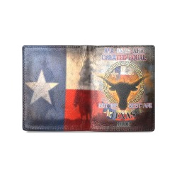 Texas Made Dad wallet Men's Leather Wallet (Model 1612)