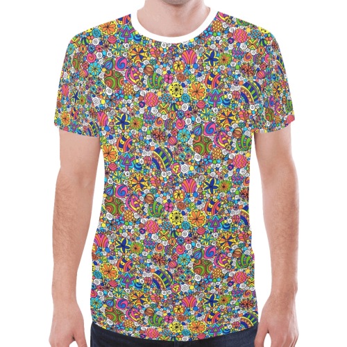 Cosmic Explosion New All Over Print T-shirt for Men (Model T45)