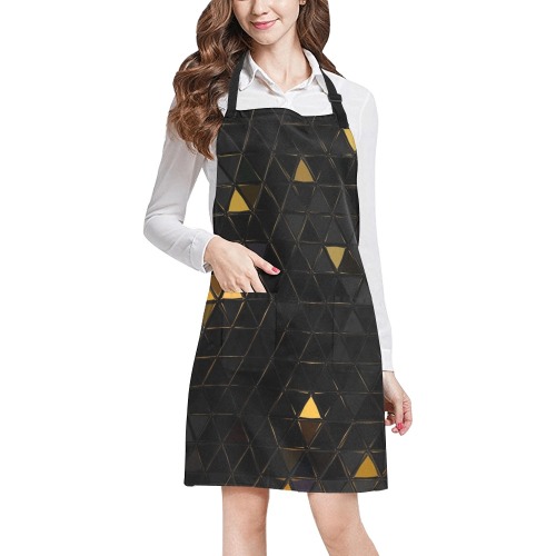 mosaic triangle 7 All Over Print Apron