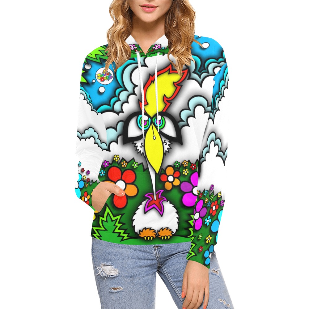 ITEM 14 _ BEEPBEEP - HOODIE All Over Print Hoodie for Women (USA Size) (Model H13)