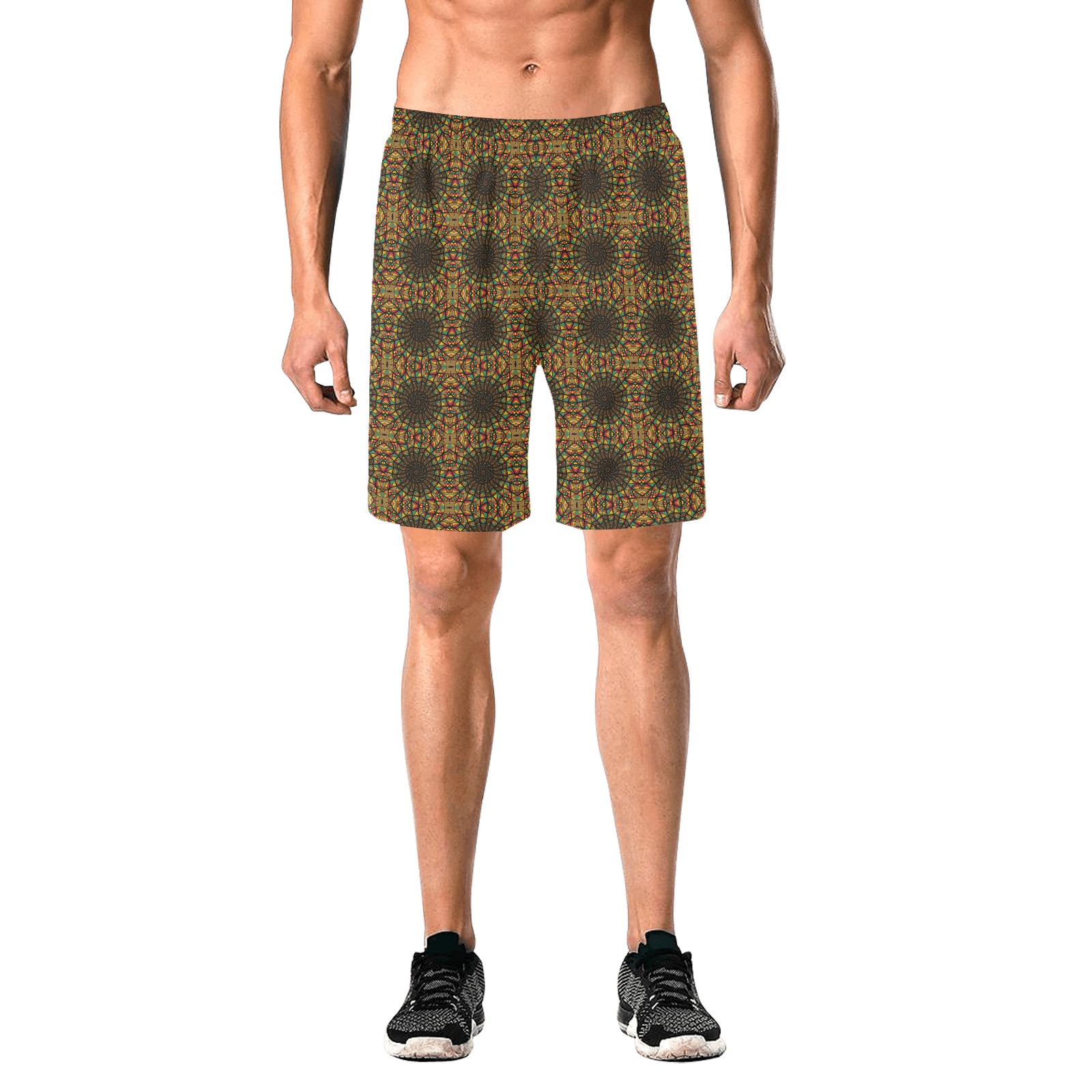 Ô Juneteenth color 87 Men's All Over Print Elastic Beach Shorts (Model L20)