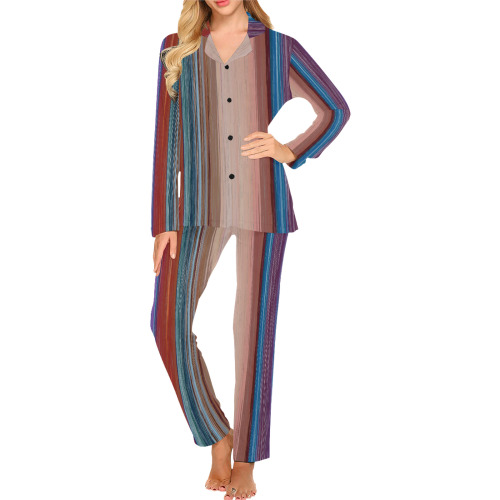 Altered Colours 1537 Women's Long Pajama Set