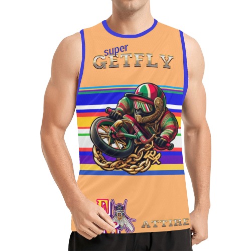 Super Getfly  BMX Collectable Fly All Over Print Basketball Jersey