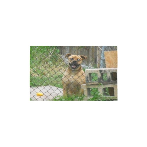 A Smiling Dog Bath Rug 20''x 32''