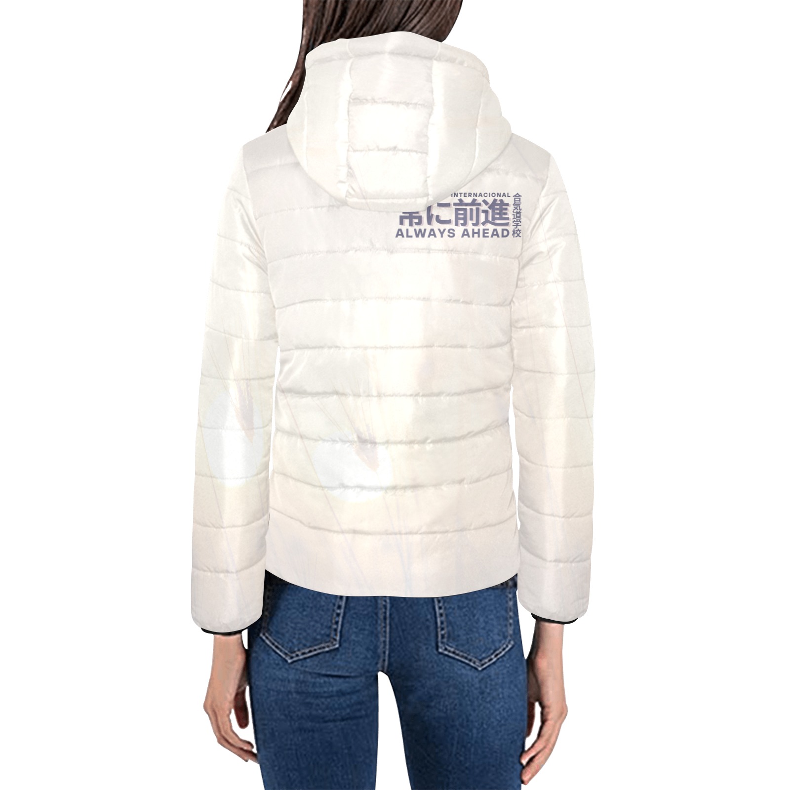 ALWAYS - WOMAN Women's Padded Hooded Jacket (Model H46)