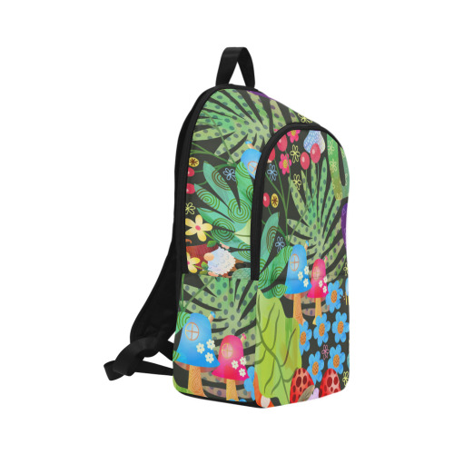 Enchanted Forest Fairytale Garden Rustic Scene Fabric Backpack for Adult (Model 1659)