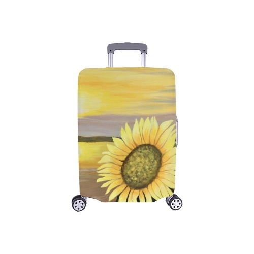 Sunflower Beach Luggage Cover/Small 18"-21"