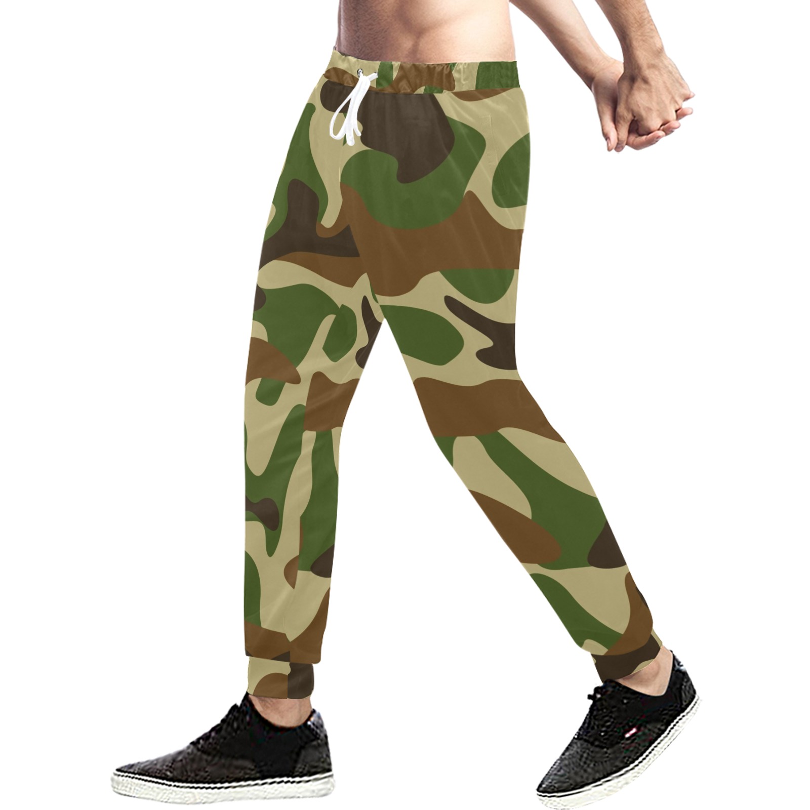 Camouflage Unisex Casual Sweatpants (Model L11)